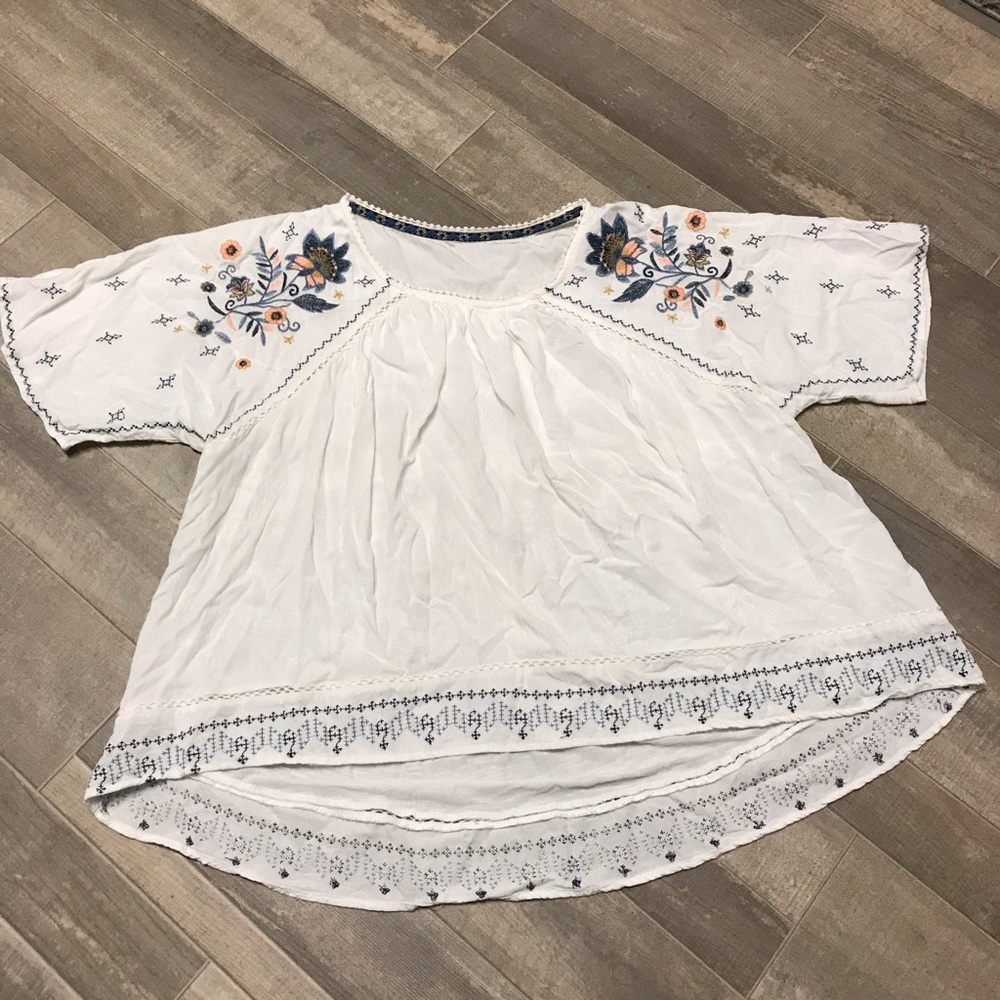 Flowy Embroidered Top